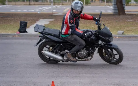 Nicolas Bignon de la Moto Escuela Salta