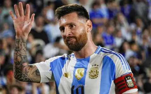 Lionel Messi, capitán argentino.