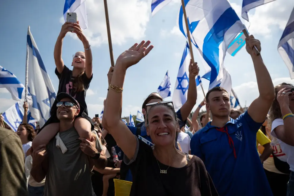 Liberación de rehenes israelíes