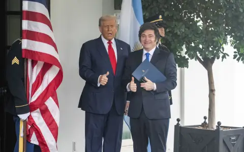 Donald Trump y Javier Milei
