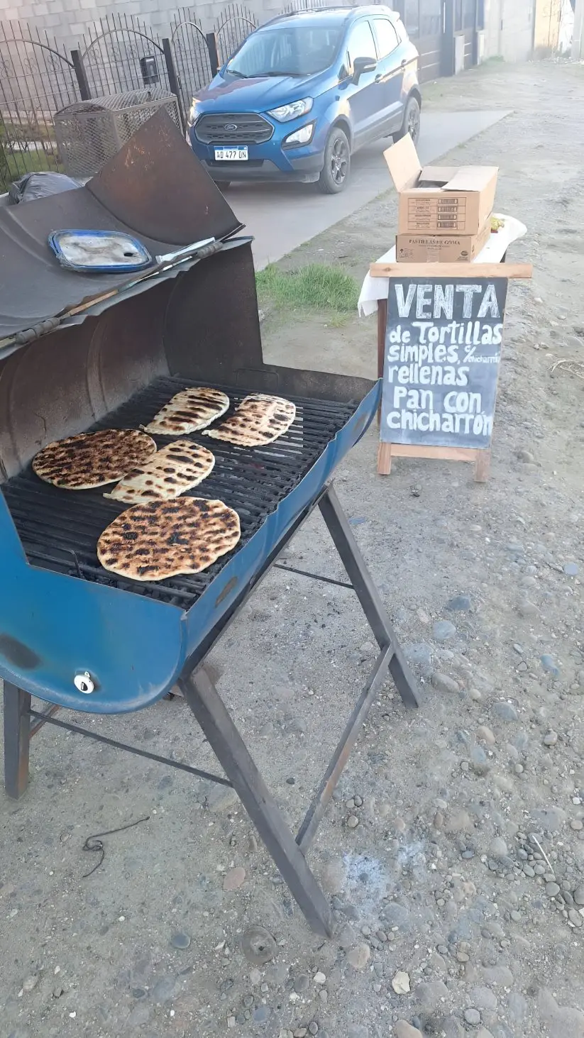 Vende tortillas en Comodoro Rivadavia