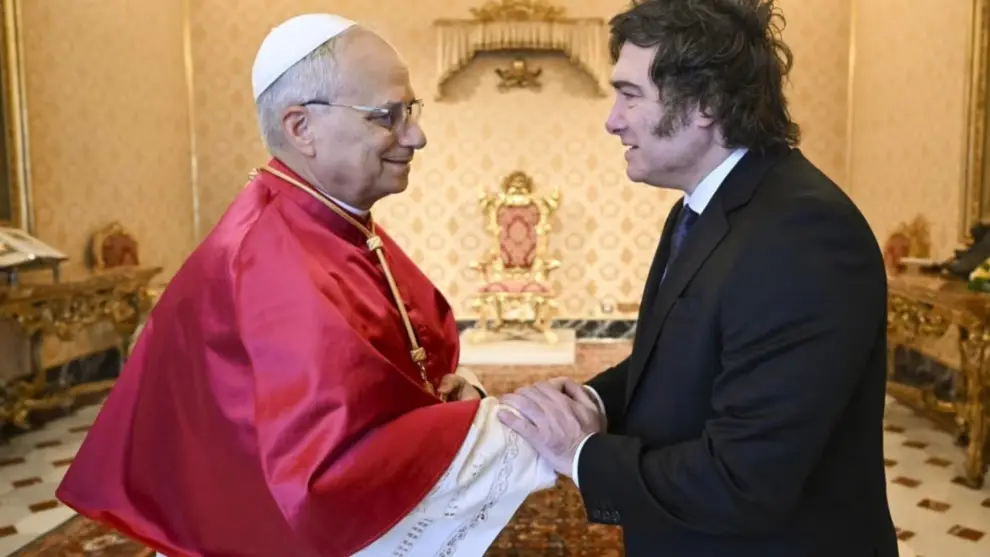 El Papa y Javier Milei