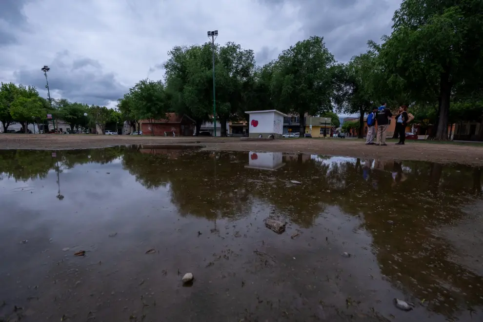 Inundación en villa chartas