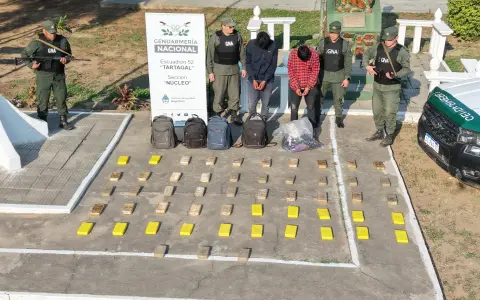 Dos detenidos tras el secuestro de cocaína.