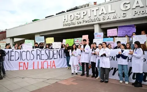 Residentes del Garrahan (Foto: Primera plana)