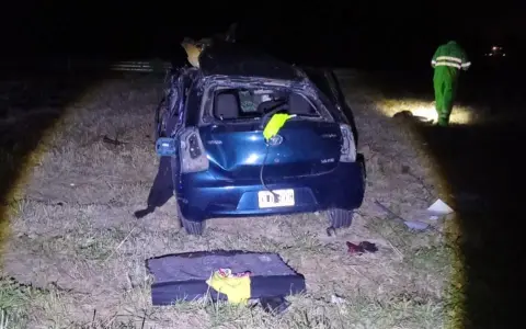 Auto siniestro Güemes