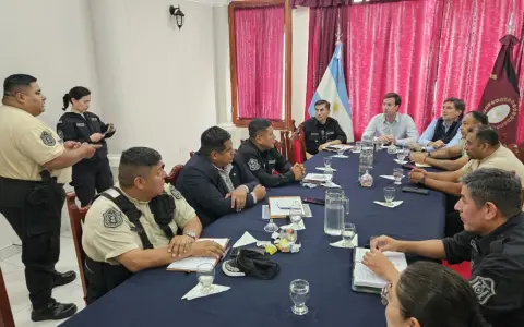Operativo de seguridad para las elecciones de este domingo.