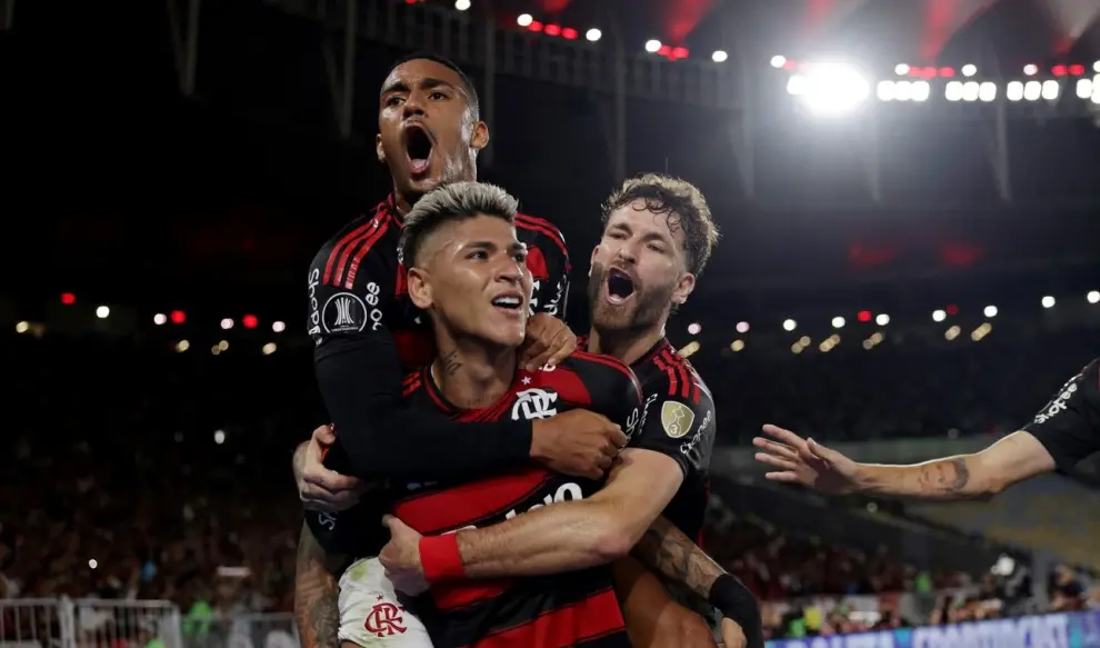 Festejo de Flamengo.
