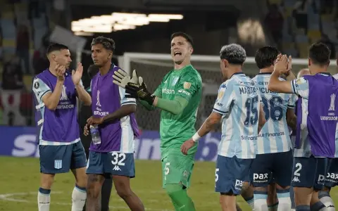 Final del partido en Brasil.