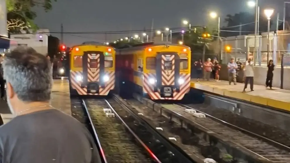Trenes de la estación Urquiza.