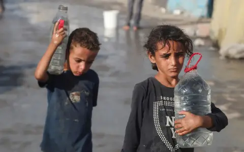 El agua continúa siendo escasa en Gaza