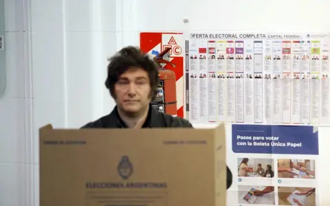 El sufragio de Javier Milei.