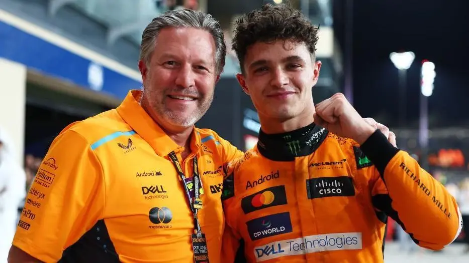 El británico Lando Norris,con McLaren.