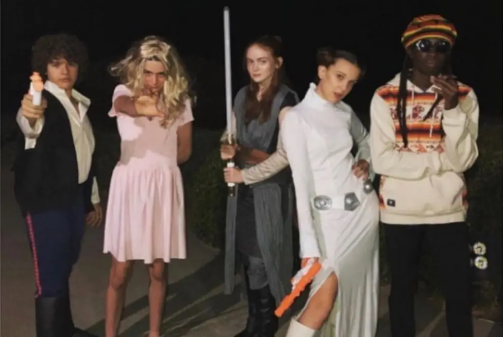 Actores de Stranger Things como personajes de Star Wars y otros disfraces