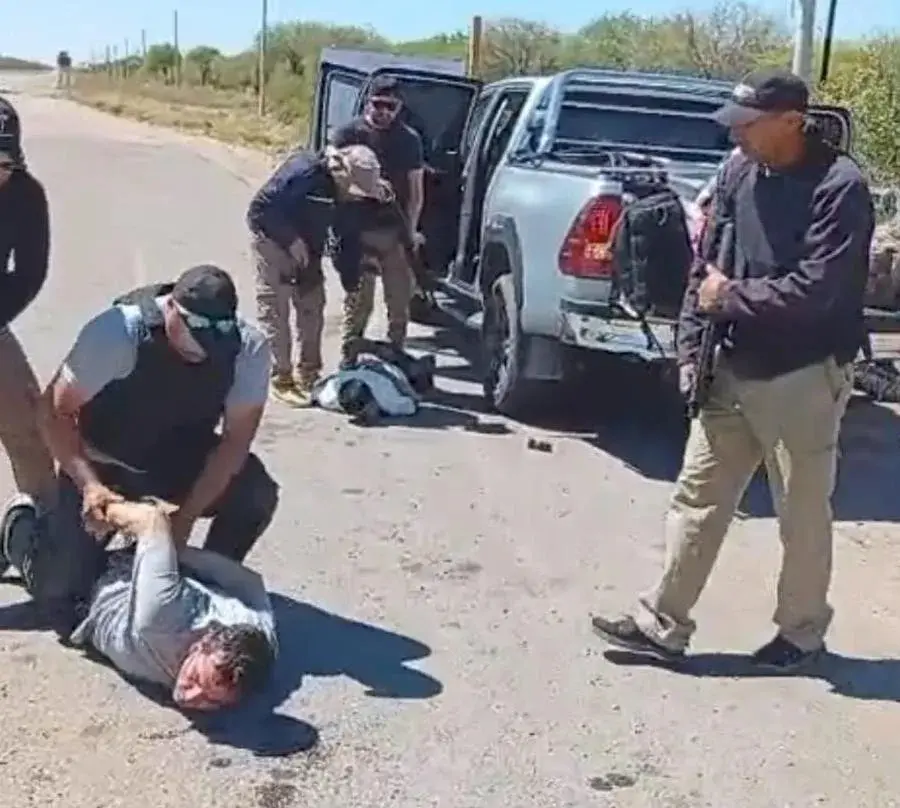 Momento de la detencion.