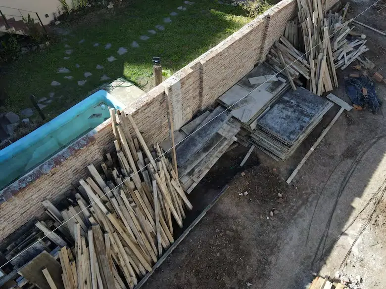 La casa donde hace 40 anos enterraron a Diego Lima.