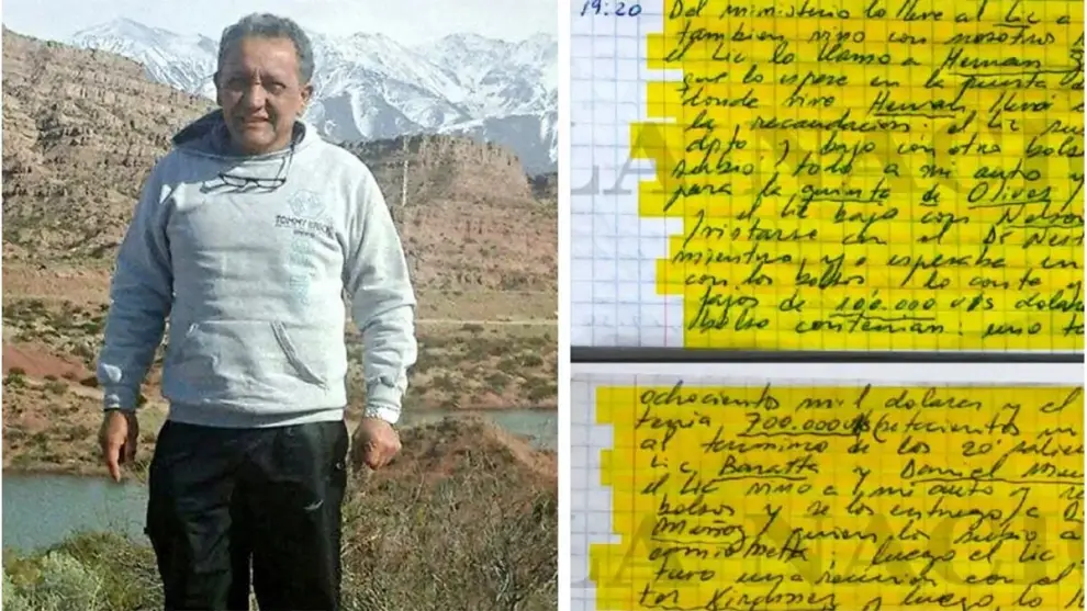Oscar Centeno, el exchofer de Baratta, quien escribió los famosos Cuadernos de las Coimas