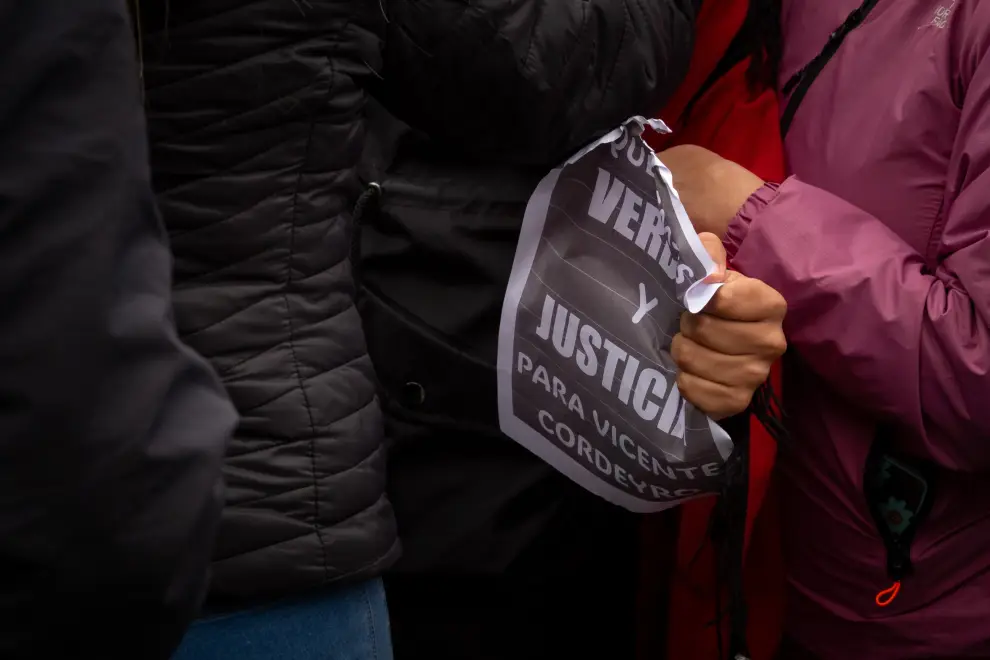 Pedido de justicia en ciudad judicial por el caso de vicente cordeyro