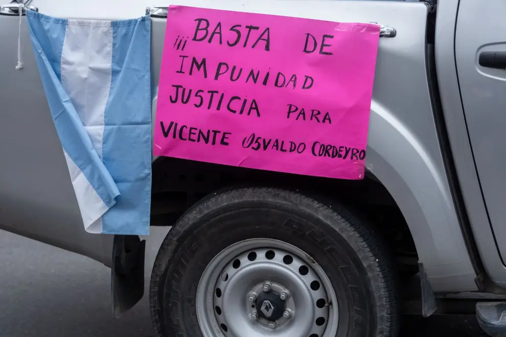 Pedido de justicia en ciudad judicial por el caso de vicente cordeyro