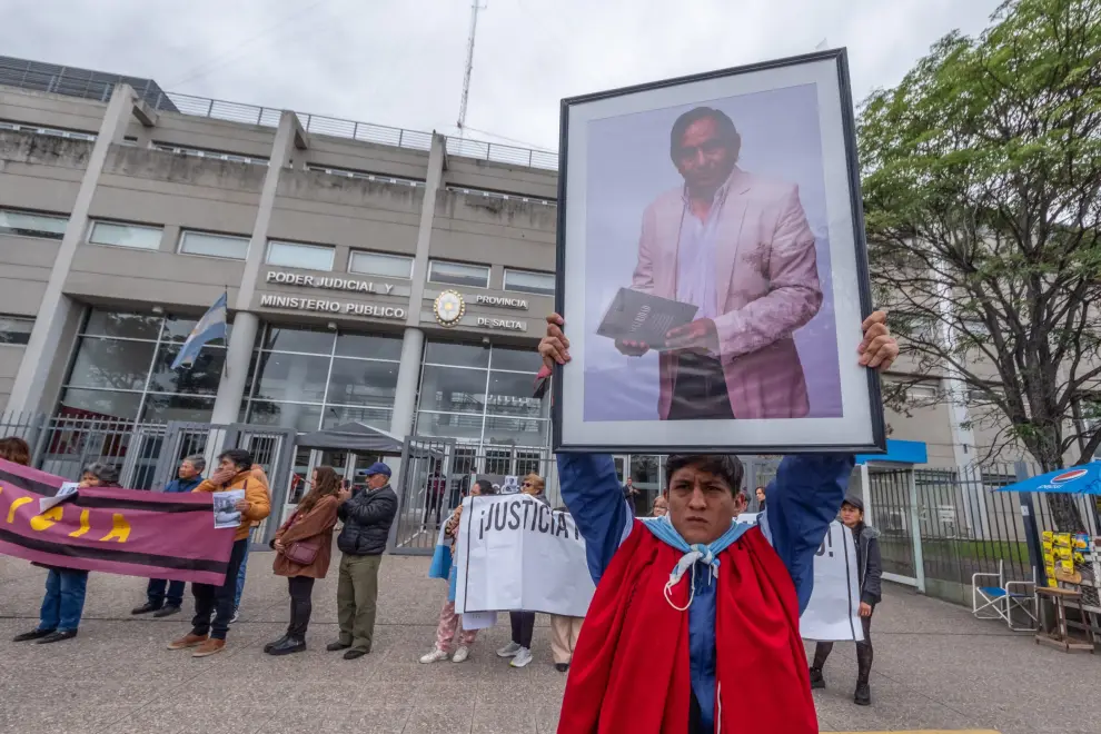Pedido de justicia en ciudad judicial por el caso de vicente cordeyro