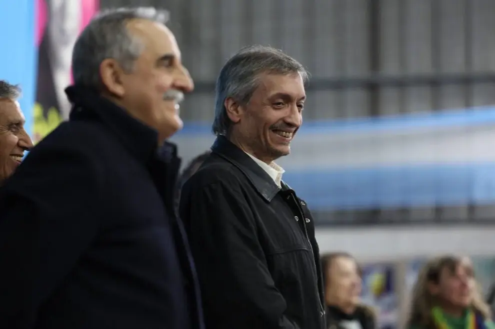 Moreno con Máximo Kirchner.