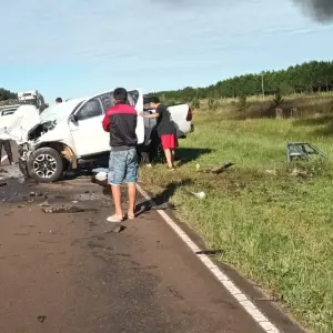 Tragedia en la Ruta 12: cuatro muertos en choque frontal y explosión