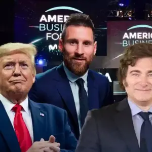 Milei viaja a cumbre de líderes con Trump, Corina Machado y Messi