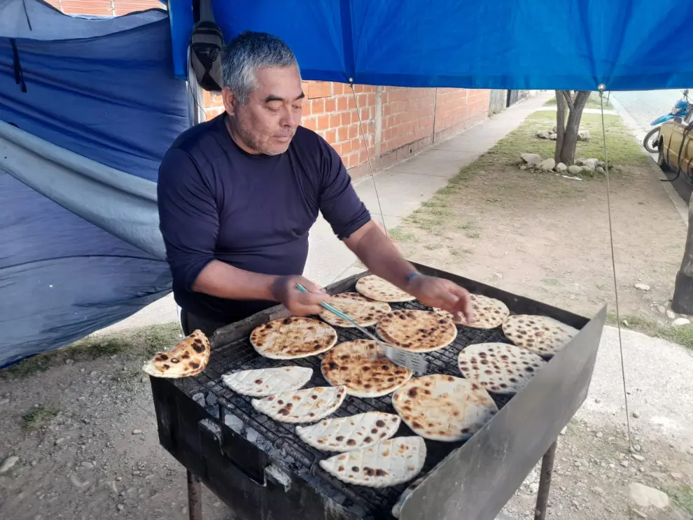 Los Burguitos vendedor de tortillas