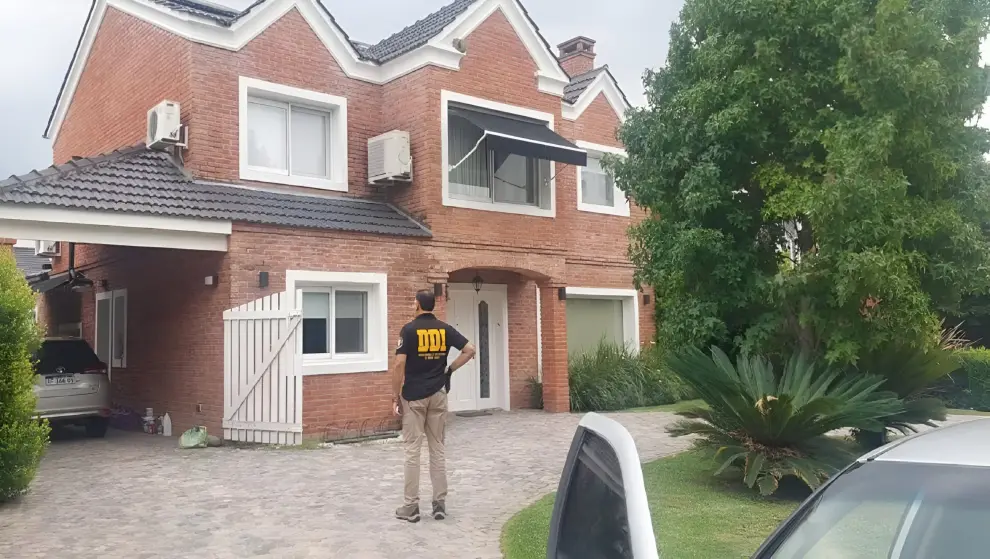 Casa del country donde fue asesinado Roberto Wolfenson