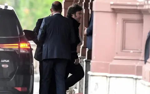 Javier Milei en Casa Rosada