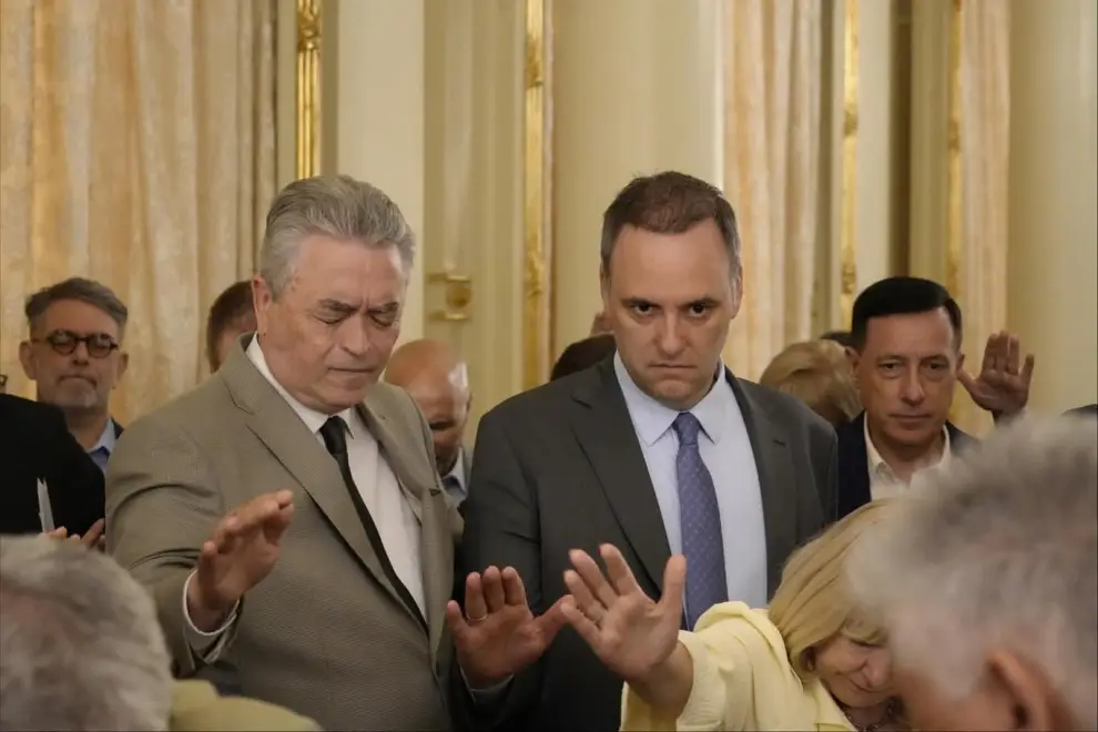 Pastores en Casa Rosada