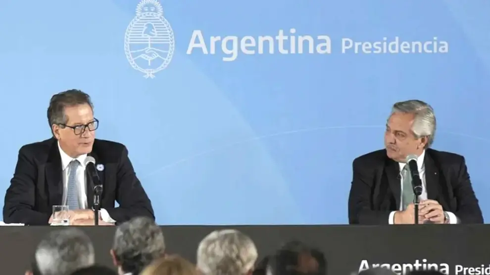 Pesce y Alberto Fernandez.