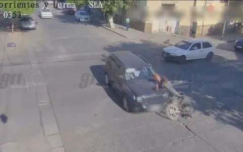 El siniestro en Corrientes y Lerma.