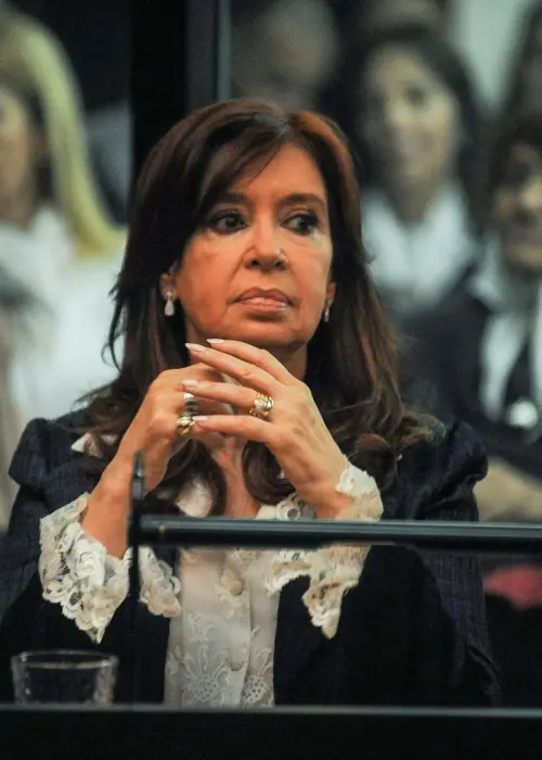 Cristina Kirchner en el banquillo por los Cuadernos de las Coimas