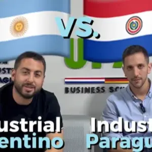 Una entrevista a dos empresarios, uno argentino y otro paraguayo, se hizo viral por lo que cada uno paga de impuestos