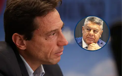 Todo mal entre Moretti y Chiqui Tapia.