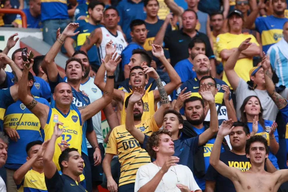 Hinchas de Boca en la Bombonera.
