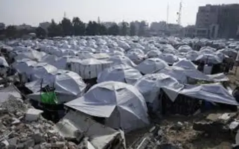 Tiendas en Gaza