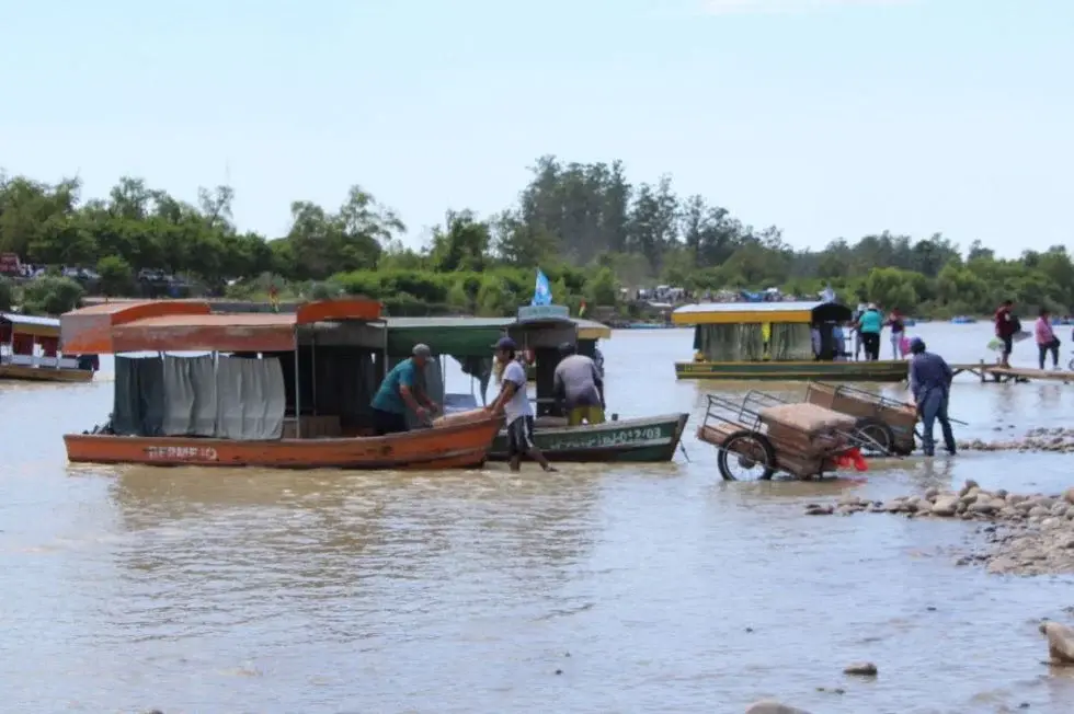 Puerto Chalanas, otro de los pasos fronterizos en Orán