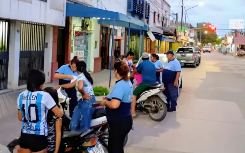 Control de tránsito en Orán
