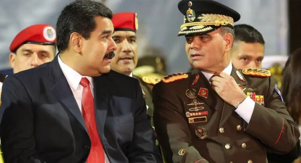 Nicolás Maduro con Vladimir Padrino López