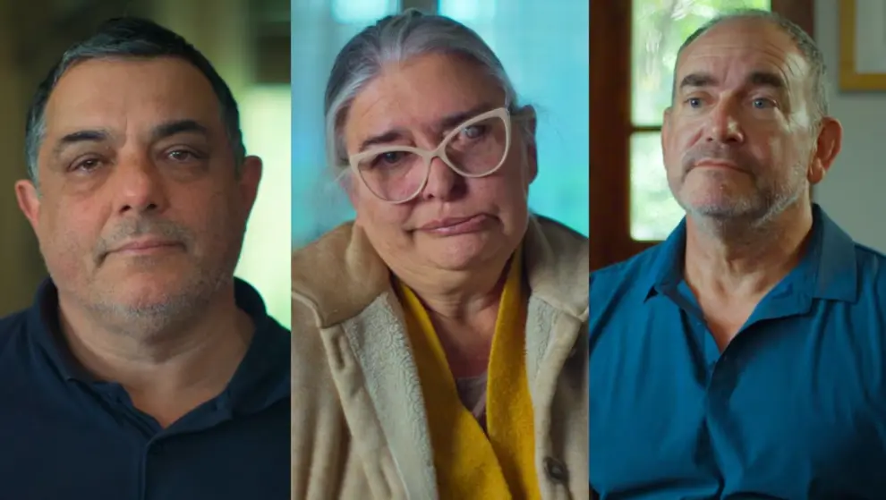 Los padres de los rugbiers saliendo de una de las audiencias del juicio por el crimen de Fernando Báez Sosa.