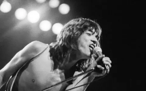 Un concierto de los Rolling Stones en Estados Unidos en 1975. 