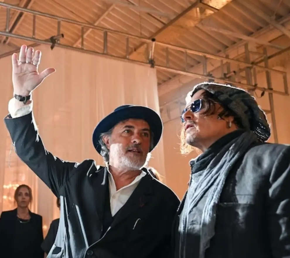 Johnny Depp y Corcho Rodríguez