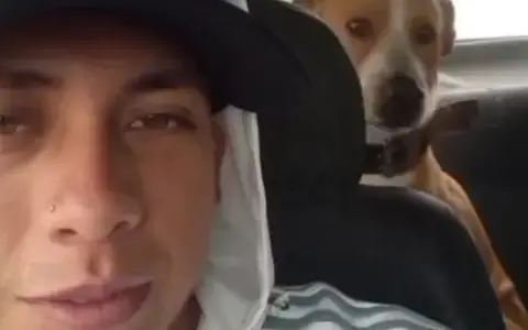 Santiago y su perro