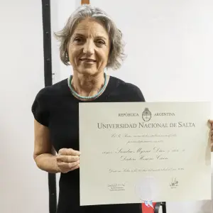 Llegó a Salta una de las 100 personas más influyentes del mundo: Sandra Díaz