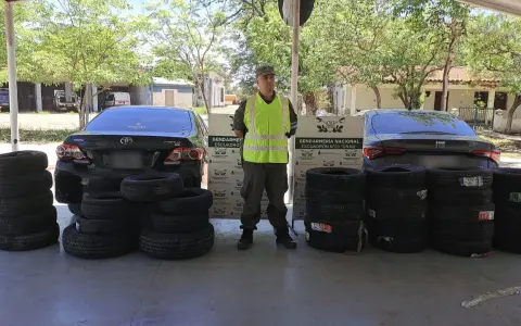 Procedimiento de Gendarmería.