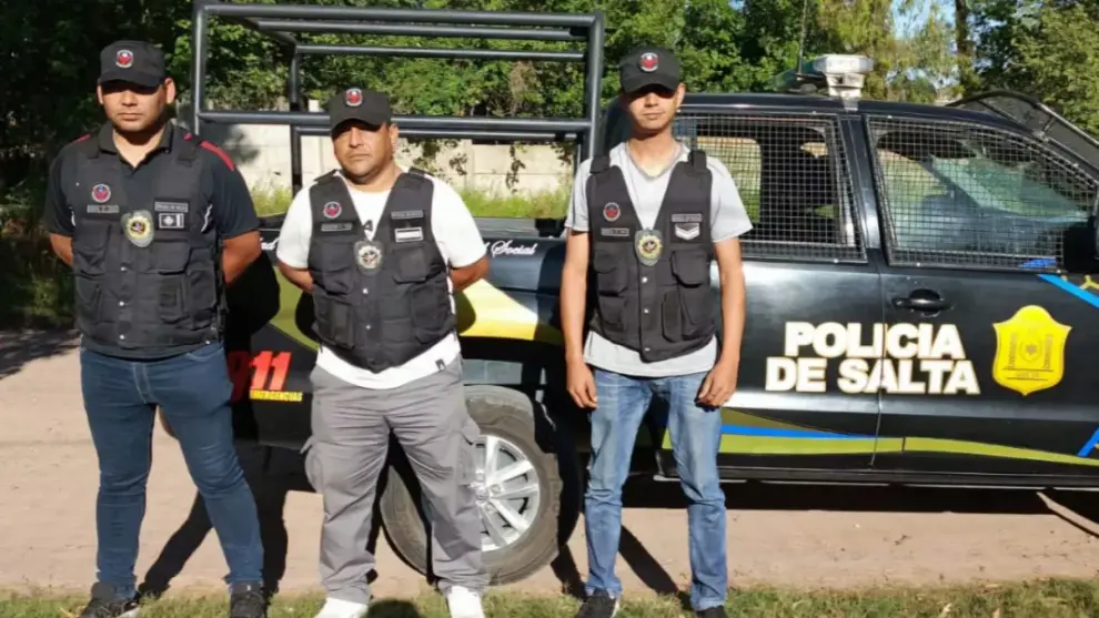 Miembros de la Policía de Salta que colaboraron en la investigación