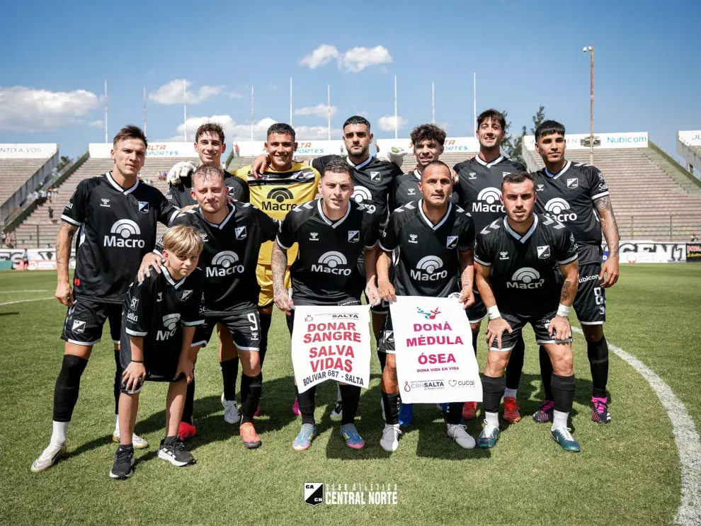 El plantel de Central Norte que compitió en el último torneo de la Primera Nacional.