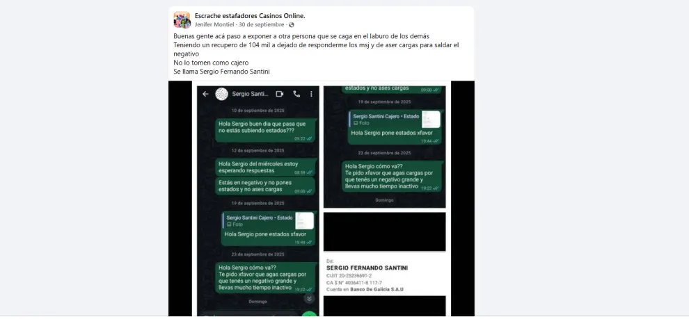 Escraches públicos ante juegos que terminan "mal".
